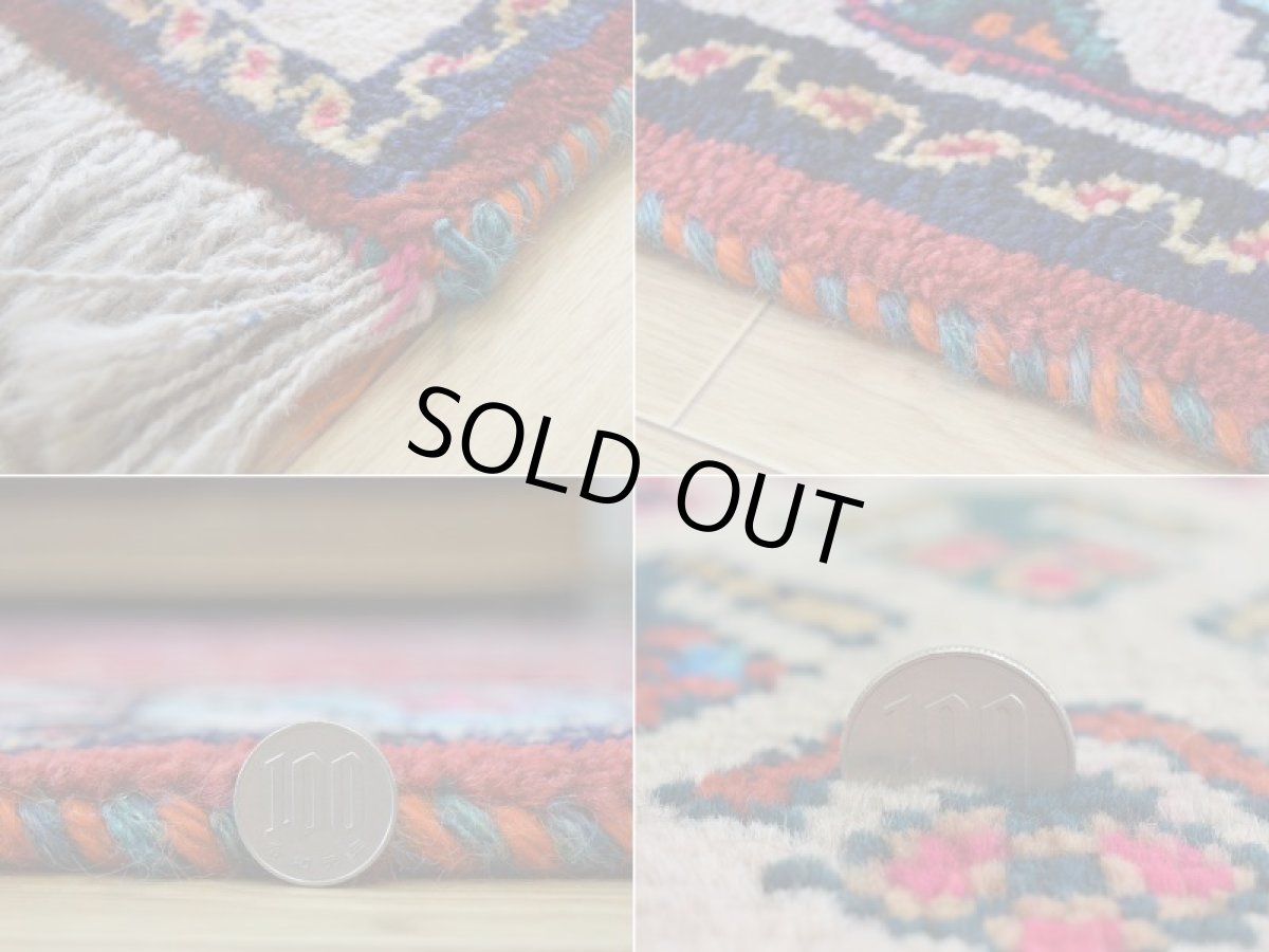 画像20: 新品 ペルシャ 部族絨毯 シラーズ 縦2.5m 横1.8m 4.5㎡ ~2-3帖 リビング ダイニング 2-3人掛けソファ サイズ 250 x 177 cm No.P293 ウール 手織り ハンドメイド トライバル ラグ カーペット 赤 ネイビー グレー オレンジ 民族柄 n-p293-250177h293p (20)