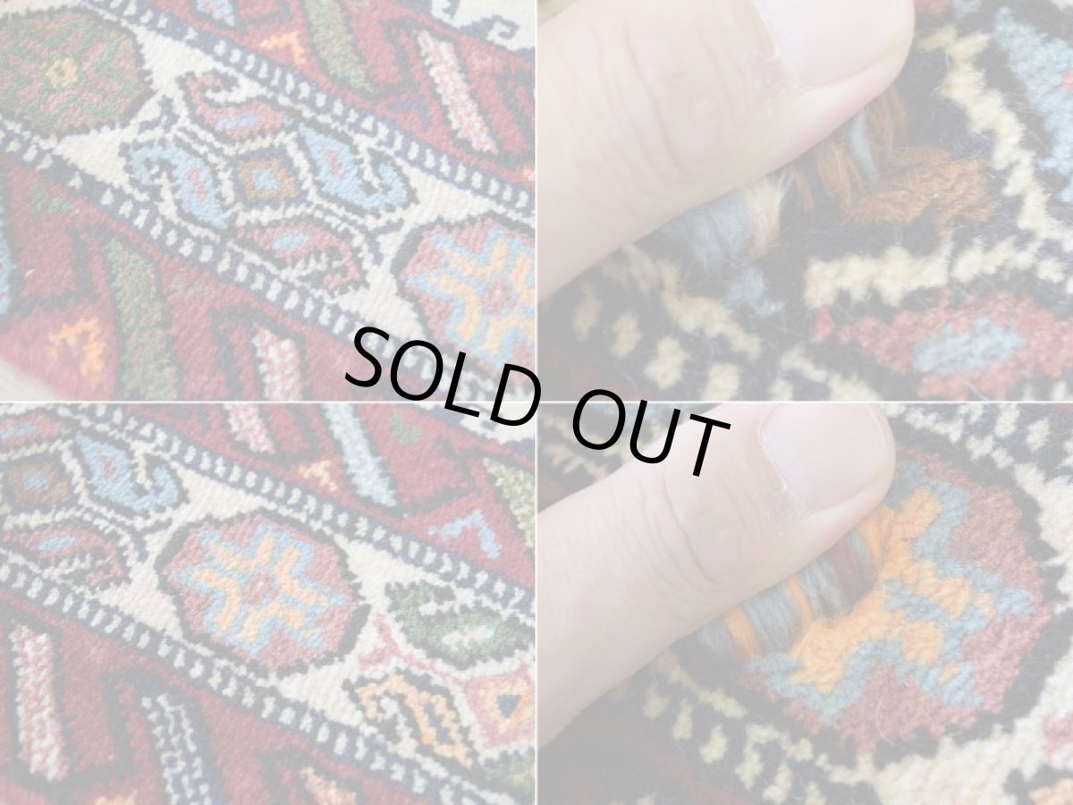 画像17: 美品 ペルシャ 部族絨毯 シールジャーン 縦2m 横1.5m 3㎡ ~2帖 リビング ダイニング 2-3人掛けソファ サイズ 200 x 135 cm No.P467 ウール 手織り ハンドメイド トライバル ラグ カーペット 生成り クリーム ベージュ 民族柄 a-p467-200135h023ab024p (17)