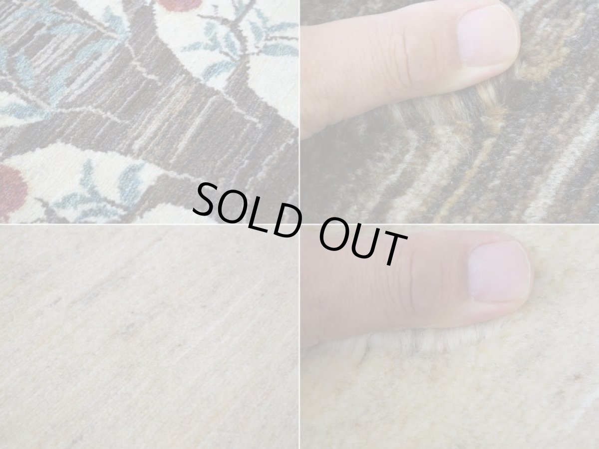 画像16: 新品 ペルシャ ギャッベ 縦2.3m 横1.5m 3.3㎡ 〜2帖程度 リビング ダイニング 2-3人掛けソファ サイズ 224 × 147 cm No.A627 肉厚 リーズバフト ウール 手織りギャベ  ハンドメイド ラグ 絨毯 カーペット ザクロの木 生命の樹 生成り ベージュ クリーム リビングダイニングルームやベッドサイドに n-a627-224147h027-039 (16)