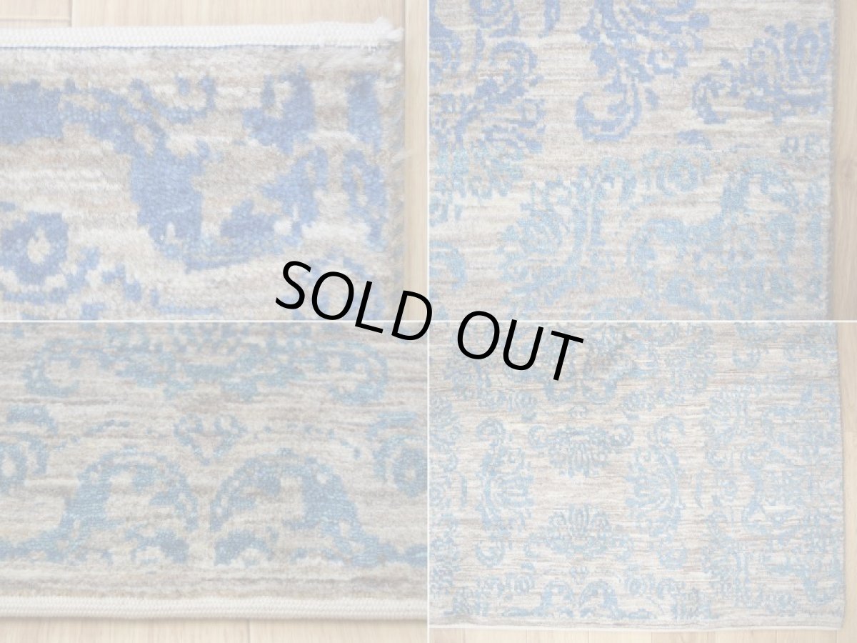 画像19: 新品 ペルシャ ギャッベ 縦2.5m 横1.7m 4㎡ 〜2-3帖程度 リビング ダイニング 2-3人掛けソファ サイズ 239 × 158 cm No.A624 肉厚 リーズバフト ウール 手織りギャベ  ハンドメイド ラグ 絨毯 カーペット グレー 原毛系  青 水色 リビングダイニングルームやベッドサイドに n-a624-239158h028a0701 (19)