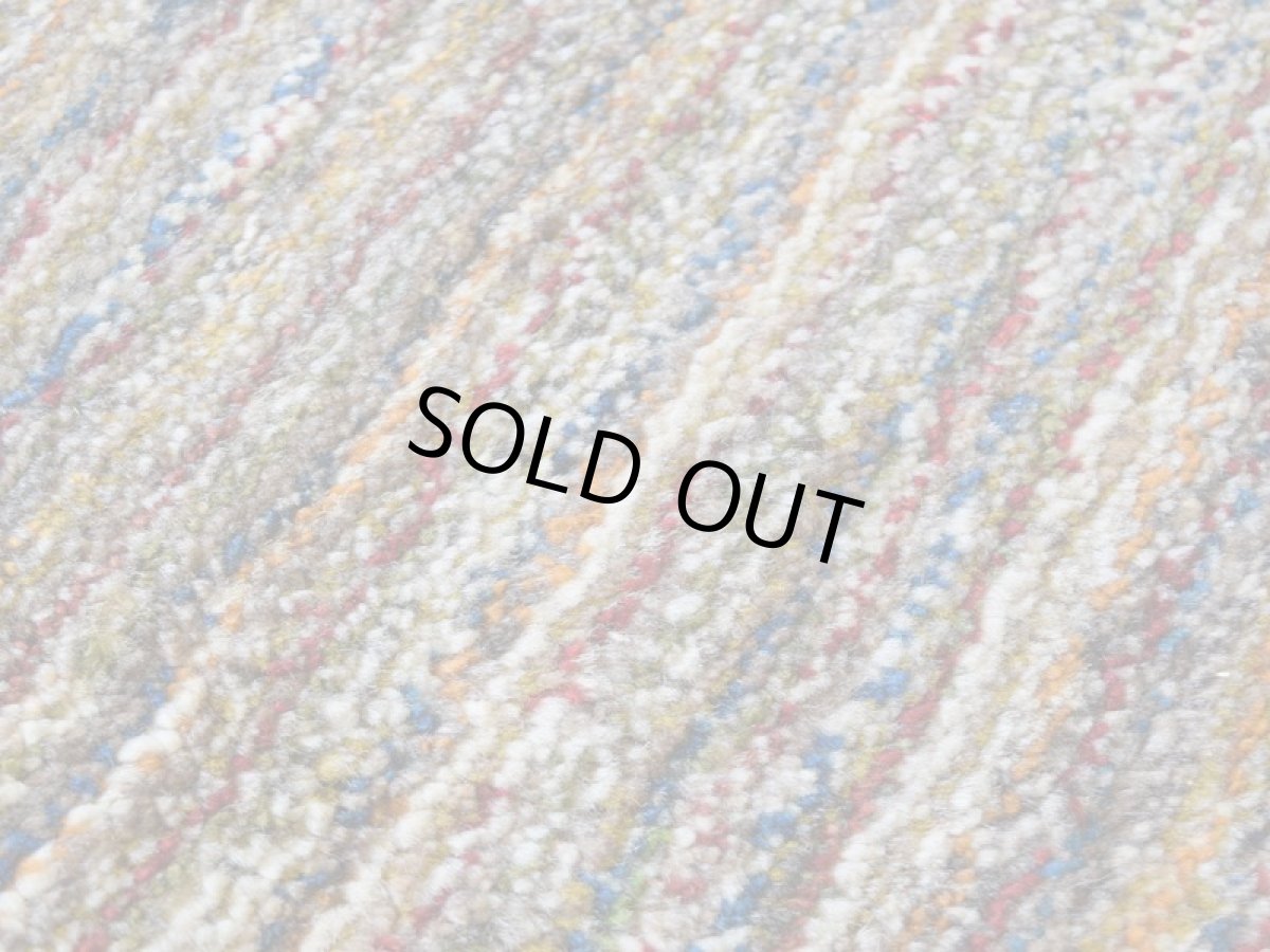 画像11: 新品 ペルシャ ギャッベ 縦1.5m 横1m 2人掛けソファ サイズ 143 × 103 cm No.A540 肉厚 天然 ウール ギャベ 手織り ハンドメイド ラグ 絨毯 カーペット レインボー マルチカラー  クレイジーパターン n-a540-143103h04a55 (11)