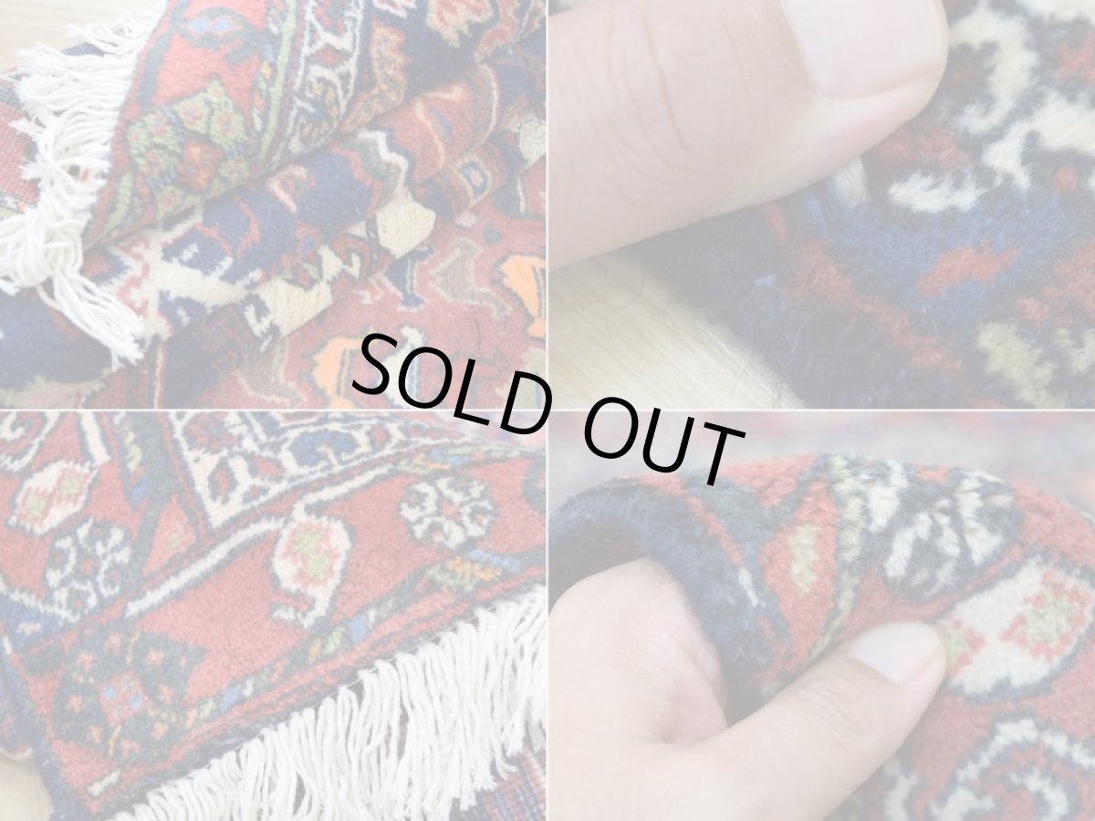 画像18: 良品 ペルシャ 部族絨毯 シールジャーン 縦1.8m 横1.3m 2.3㎡ ~2.5帖 2人掛けソファ サイズ 175 x 130 cm No.A766 ウール 手織り ハンドメイド トライバル ラグ カーペット 民族柄 b-a766-175130h072a153 (18)