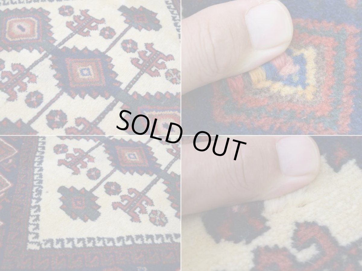 画像15: 良品 ペルシャ 部族絨毯 シールジャーン 縦1.8m 横1.3m 2.3㎡ ~2.5帖 2人掛けソファ サイズ 175 x 130 cm No.A766 ウール 手織り ハンドメイド トライバル ラグ カーペット 民族柄 b-a766-175130h072a153 (15)