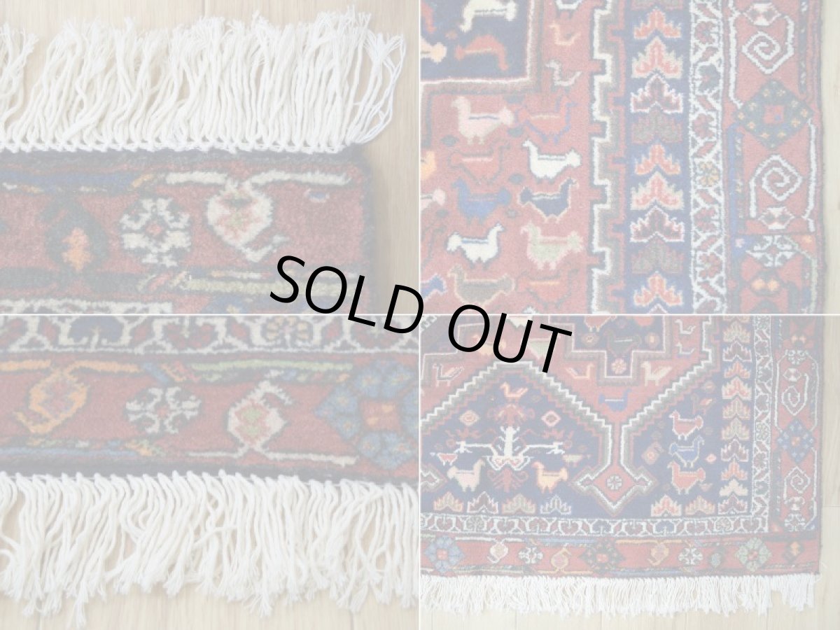 画像19: 良品 ペルシャ 部族絨毯 シールジャーン 縦1.8m 横1.3m 2.3㎡ ~2.5帖 2人掛けソファ サイズ 175 x 130 cm No.A766 ウール 手織り ハンドメイド トライバル ラグ カーペット 民族柄 b-a766-175130h072a153 (19)