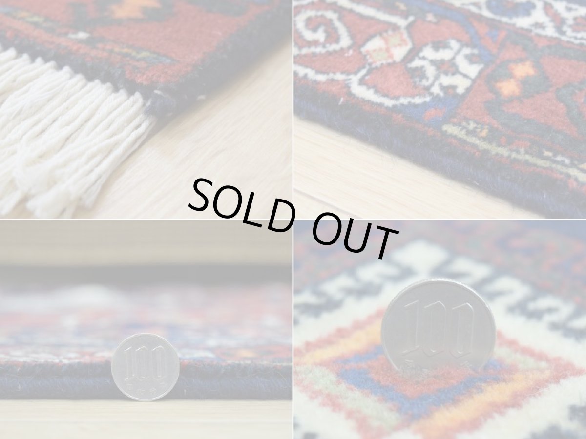 画像20: 良品 ペルシャ 部族絨毯 シールジャーン 縦1.8m 横1.3m 2.3㎡ ~2.5帖 2人掛けソファ サイズ 175 x 130 cm No.A766 ウール 手織り ハンドメイド トライバル ラグ カーペット 民族柄 b-a766-175130h072a153 (20)