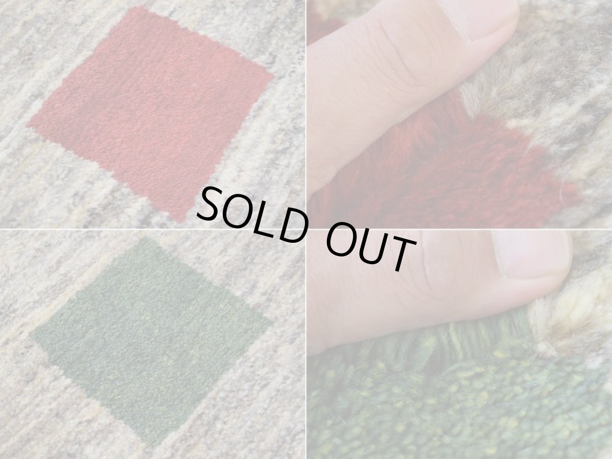 画像17: 新品 ペルシャ ギャッベ 縦2m 横1.5m 3㎡ 〜2帖 リビング ダイニング 2-3人掛けソファ サイズ 190 × 156 cm No.A565 肉厚 天然 ウール ギャベ 手織り ハンドメイド ラグ 絨毯 カーペット リビングダイニングルームやベッドサイドに 生成り クリーム 原毛系 マルチカラー カラフル n-a565-190156h023a024 (17)