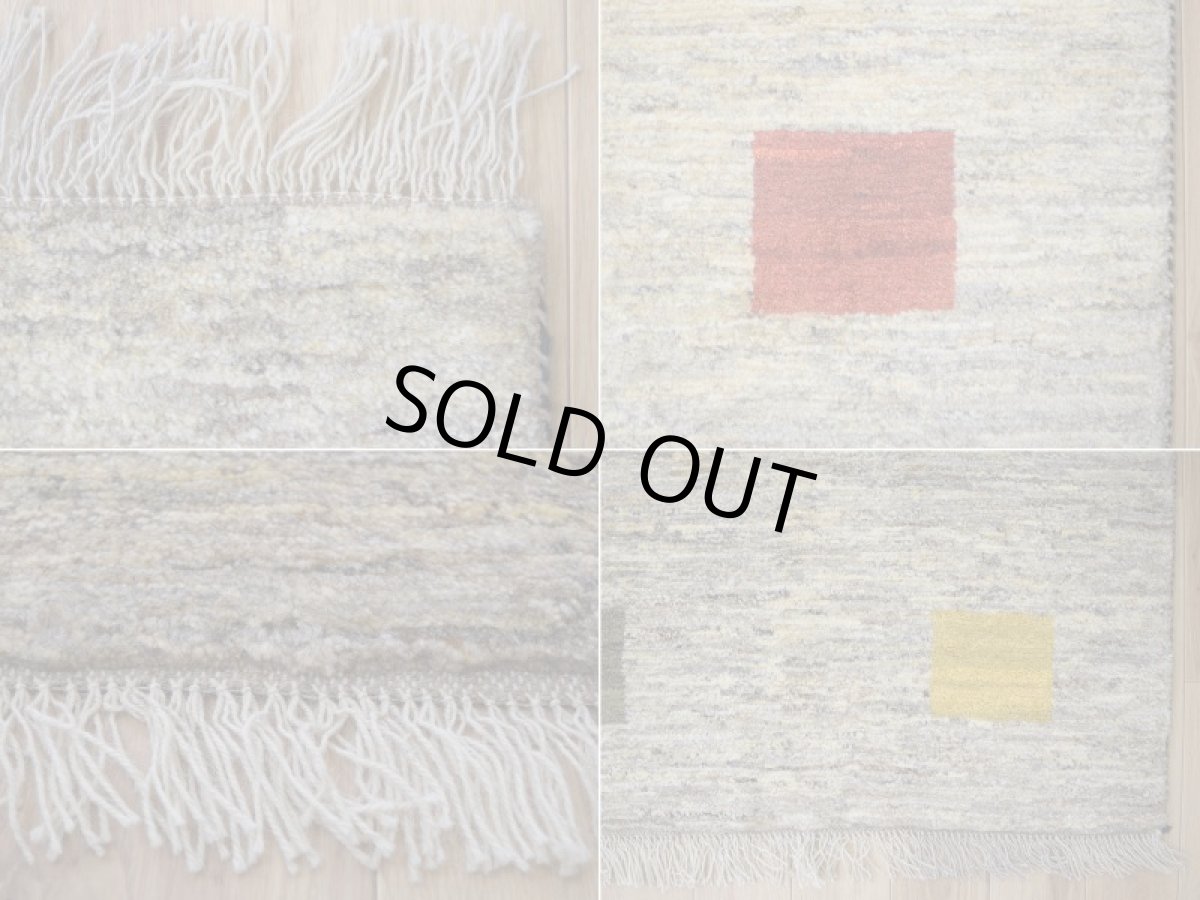 画像19: 新品 ペルシャ ギャッベ 縦2m 横1.5m 3㎡ 〜2帖 リビング ダイニング 2-3人掛けソファ サイズ 190 × 156 cm No.A565 肉厚 天然 ウール ギャベ 手織り ハンドメイド ラグ 絨毯 カーペット リビングダイニングルームやベッドサイドに 生成り クリーム 原毛系 マルチカラー カラフル n-a565-190156h023a024 (19)