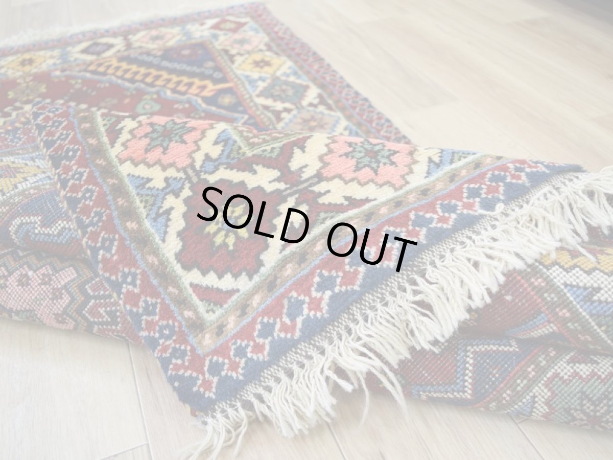 画像12: 新品 ペルシャ 部族絨毯 ヤラメ 縦1.6m 横1m 1.5㎡ ~1.5帖 1-2人掛けソファ サイズ 160 x 92 cm No.P304 ウール 手織り ハンドメイド トライバル ラグ カーペット 民族柄 n-p304-160092h081a042 (12)