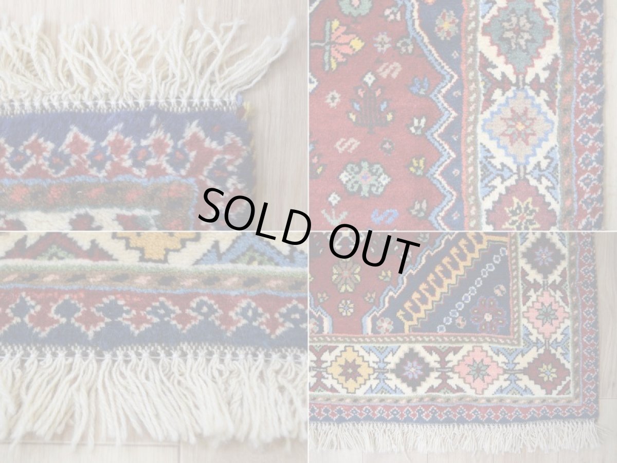 画像19: 新品 ペルシャ 部族絨毯 ヤラメ 縦1.6m 横1m 1.5㎡ ~1.5帖 1-2人掛けソファ サイズ 160 x 92 cm No.P304 ウール 手織り ハンドメイド トライバル ラグ カーペット 民族柄 n-p304-160092h081a042 (19)