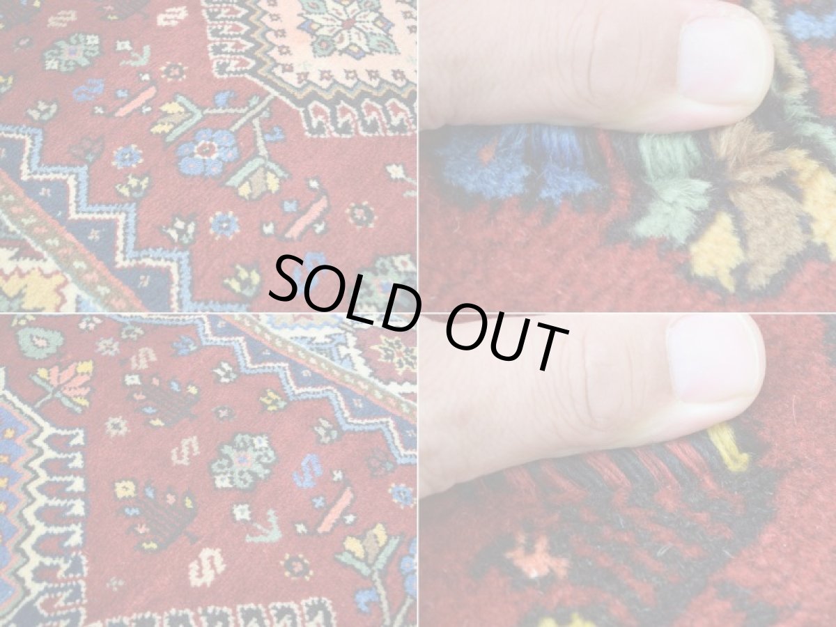 画像15: 新品 ペルシャ 部族絨毯 ヤラメ 縦1.6m 横1m 1.5㎡ ~1.5帖 1-2人掛けソファ サイズ 160 x 92 cm No.P304 ウール 手織り ハンドメイド トライバル ラグ カーペット 民族柄 n-p304-160092h081a042 (15)