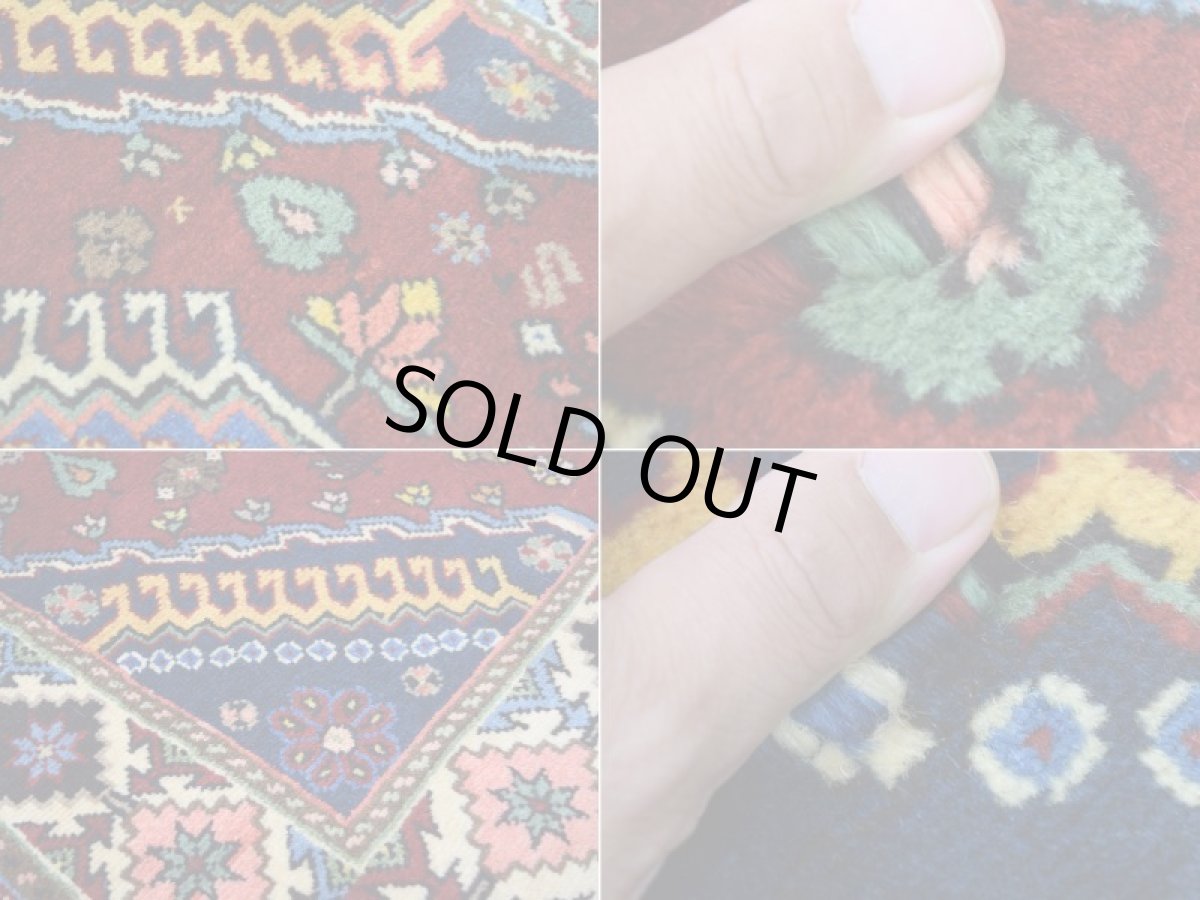 画像16: 新品 ペルシャ 部族絨毯 ヤラメ 縦1.6m 横1m 1.5㎡ ~1.5帖 1-2人掛けソファ サイズ 160 x 92 cm No.P304 ウール 手織り ハンドメイド トライバル ラグ カーペット 民族柄 n-p304-160092h081a042 (16)