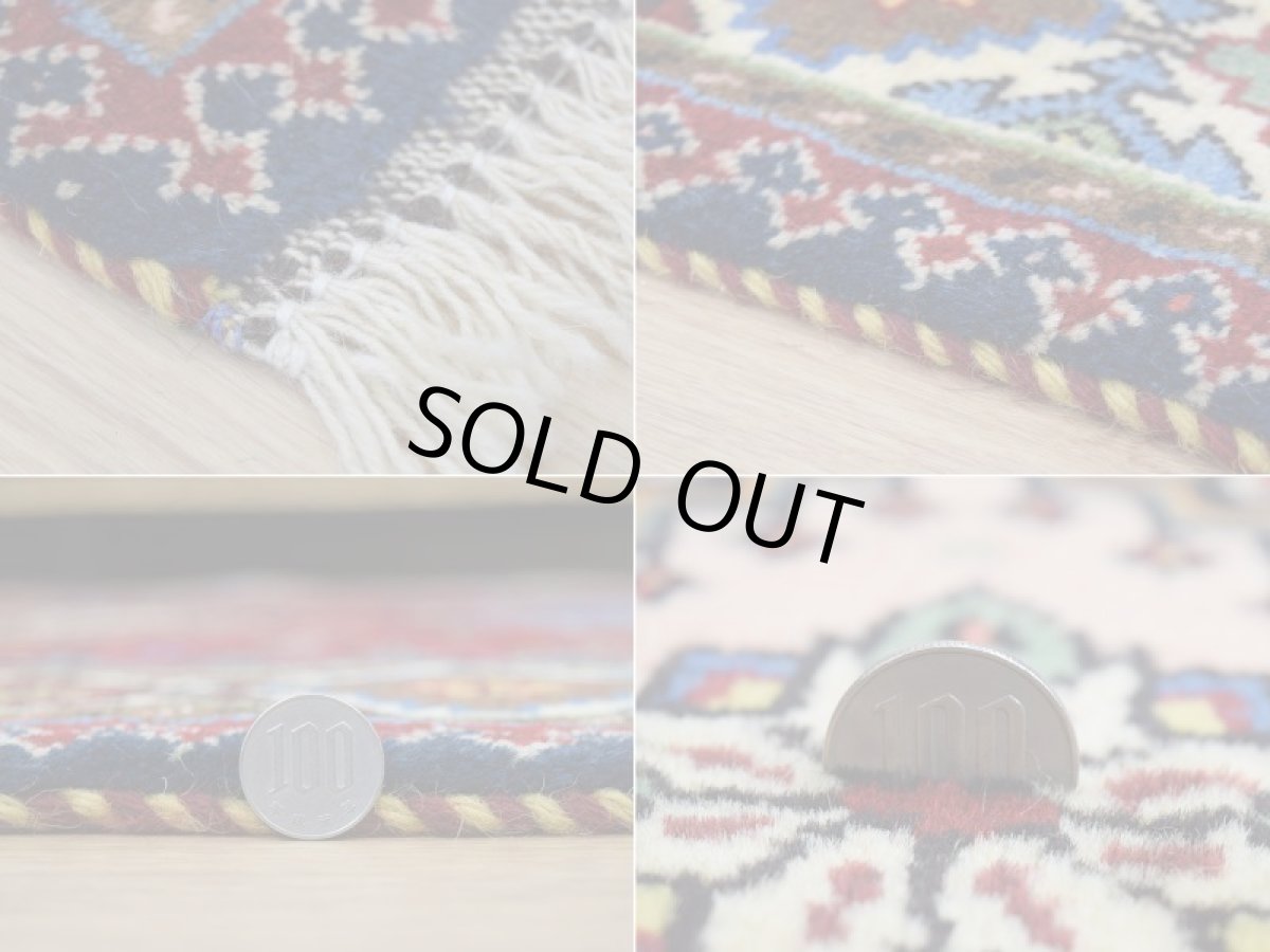 画像20: 新品 ペルシャ 部族絨毯 ヤラメ 縦1.6m 横1m 1.5㎡ ~1.5帖 1-2人掛けソファ サイズ 160 x 92 cm No.P304 ウール 手織り ハンドメイド トライバル ラグ カーペット 民族柄 n-p304-160092h081a042 (20)