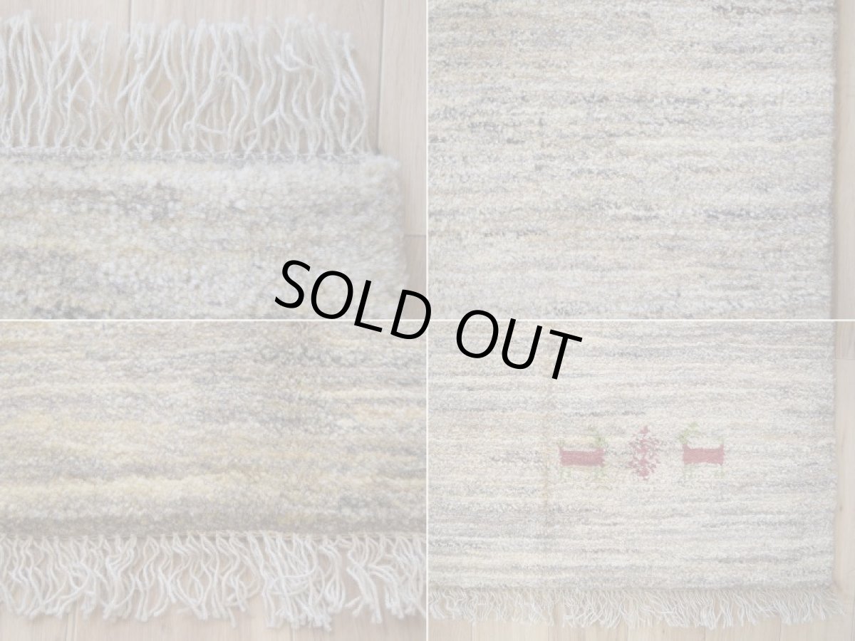 画像19: 新品 ペルシャ ギャッベ 縦2.3m 横2.1m 5㎡ 〜5帖 リビング ダイニング 2-3人掛けソファ サイズ 228 × 209 cm No.A573 肉厚 天然 ウール ギャベ 手織り ハンドメイド ラグ 絨毯 カーペット リビングダイニングルームやベッドサイドに 動物 生命の樹 柄 生成り クリーム ベージュ 茶 グレー 原毛系 n-a573-228209h715a276 (19)