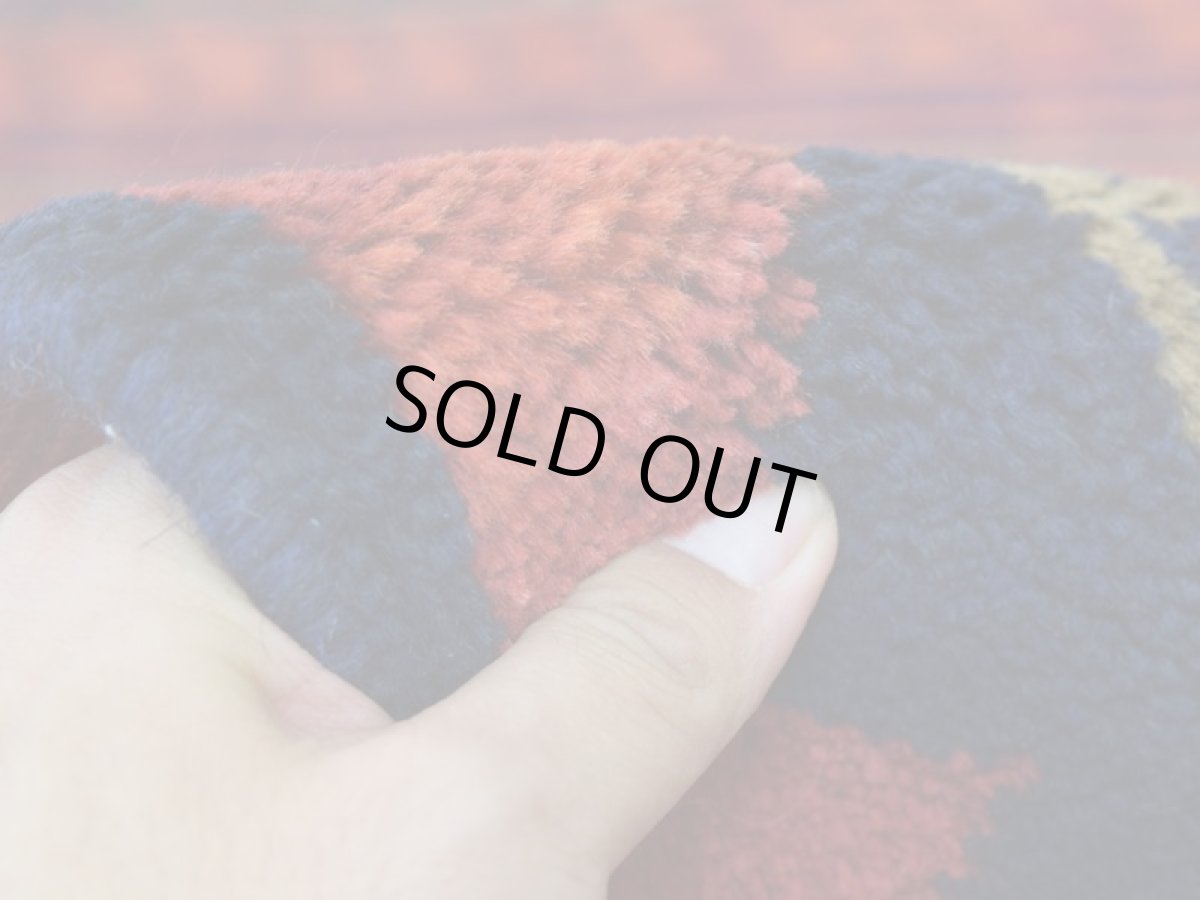 画像12: 良品 ペルシャ 部族絨毯  ロリ 縦2.7m 横1.9m 5㎡ 〜5帖 リビング ダイニング 2〜3人掛けソファ サイズ 265 x 185 cm No.A644 ウール 手織り ハンドメイド トライバル ラグ 部族絨毯 マット カーペット 幾何学模様 民族柄  赤 b-a644-265185h563a574 (12)