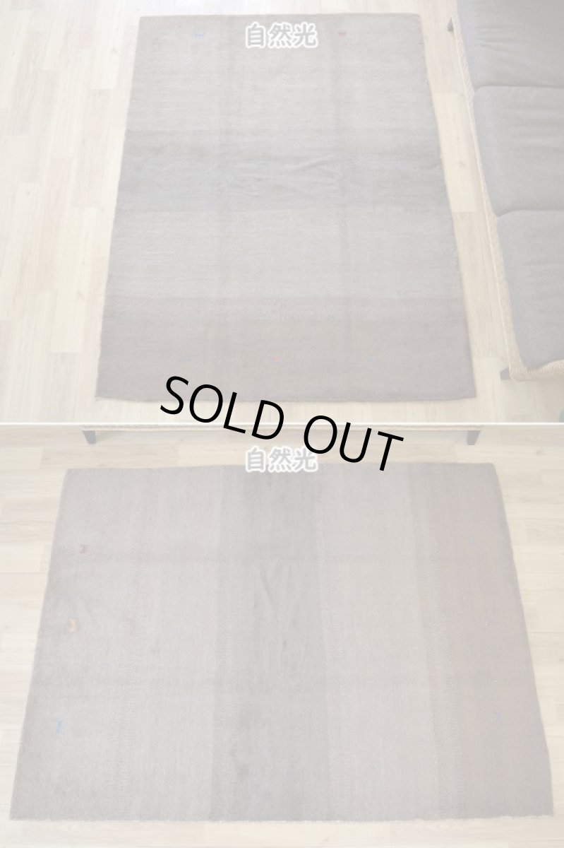 画像3: 新品 ペルシャ ギャッベ 縦2m 横1.5m 3㎡ 〜3帖 リビング ダイニング 2-3人掛けソファサイズ 190 × 146 cm No.1461 天然 肉厚 ウール ギャベ 手織り ハンドメイド ラグ 絨毯 カーペット ベージュ ブラウン グレー グラデーション ボーダー 動物 ヤギ 羊 鹿 柄 リビングダイニングルームやベッドサイドに n-1461-190146h071a032 (3)