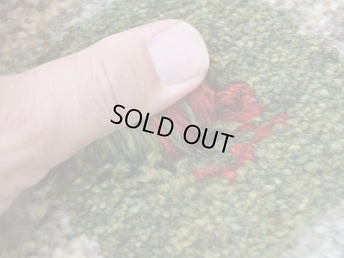 画像12: 新品 ペルシャ ギャッベ 玄関 マット サイズ 87 × 60 cm No.2229 肉厚 天然 ウール ギャベ 手織り ハンドメイド ラグ 絨毯 カーペット ロリバフト 玄関ドアマットのアクセントに 生成り グレー ベージュ 原毛系 マルチカラー n-2229-087060h001a031 (12)