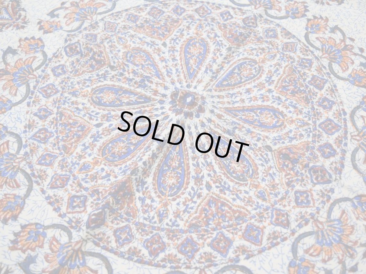 画像3: 新品 ペルシャ 更紗(さらさ) ガラムカール コットン ハンドプリント マルチカバー No.D002 160 × 240 cm ペイズリー ボテ n-d002-160240h02a62 (3)