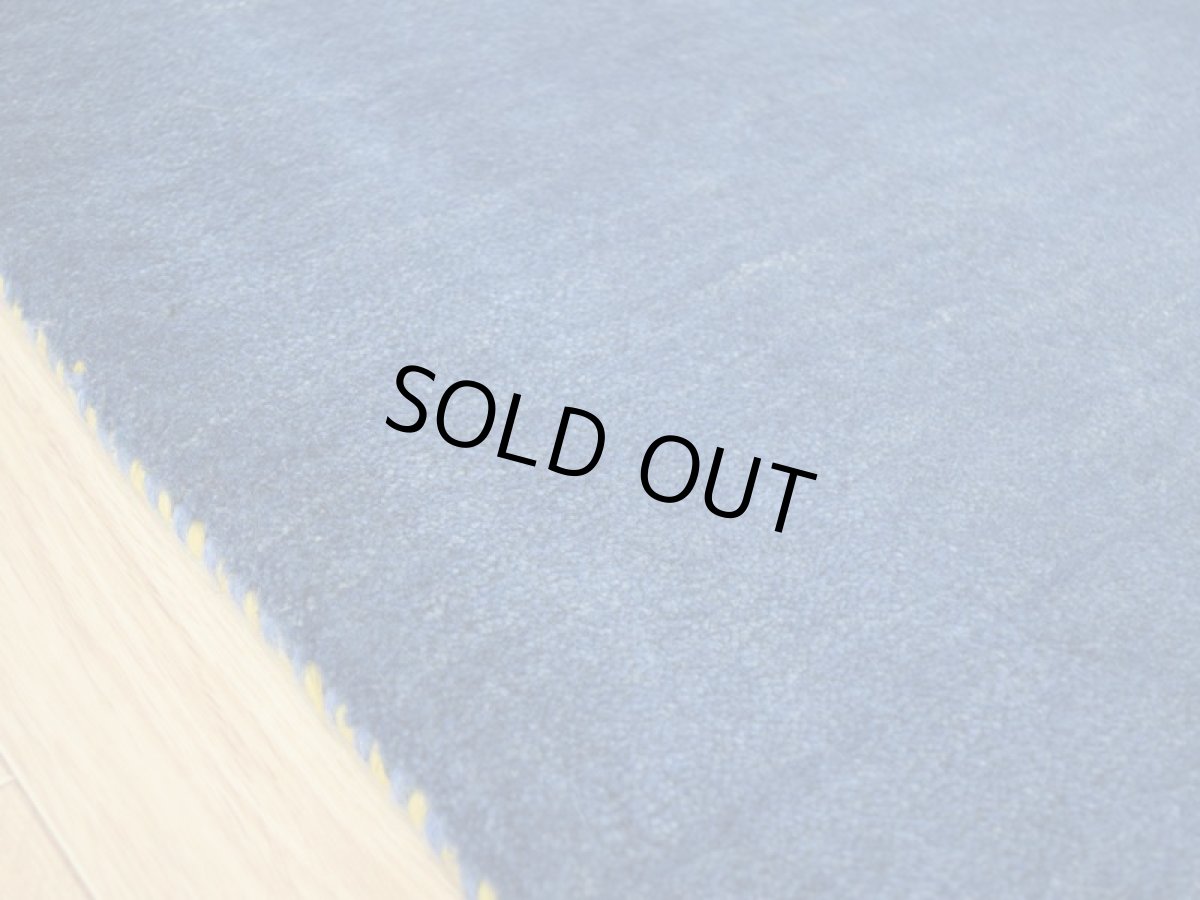 画像14: 新品 ペルシャ ギャッベ 玄関 マット サイズ 90 × 64 cm No.2227 肉厚 天然 ウール ギャベ 手織り ハンドメイド ラグ 絨毯 カーペット ロリバフト 玄関ドアマットのアクセントに インディゴブルー  n-2227-090064h001a031 (14)