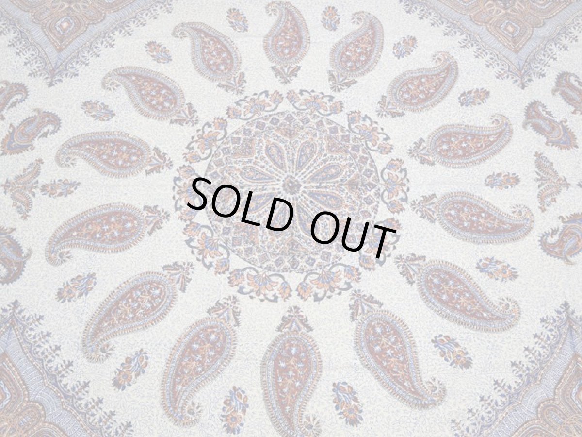 画像2: 新品 ペルシャ 更紗(さらさ) ガラムカール コットン ハンドプリント マルチカバー No.D002 160 × 240 cm ペイズリー ボテ n-d002-160240h02a62 (2)