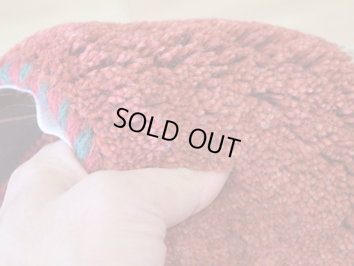 画像13: 新品 ペルシャ ギャッベ 玄関 マット サイズ 90 × 60 cm No.2226 肉厚 天然 ウール ギャベ 手織り ハンドメイド ラグ 絨毯 カーペット ロリバフト 玄関ドアマットのアクセントに パッチワーク柄 赤 マルチカラー n-2226-090060h001a031 (13)