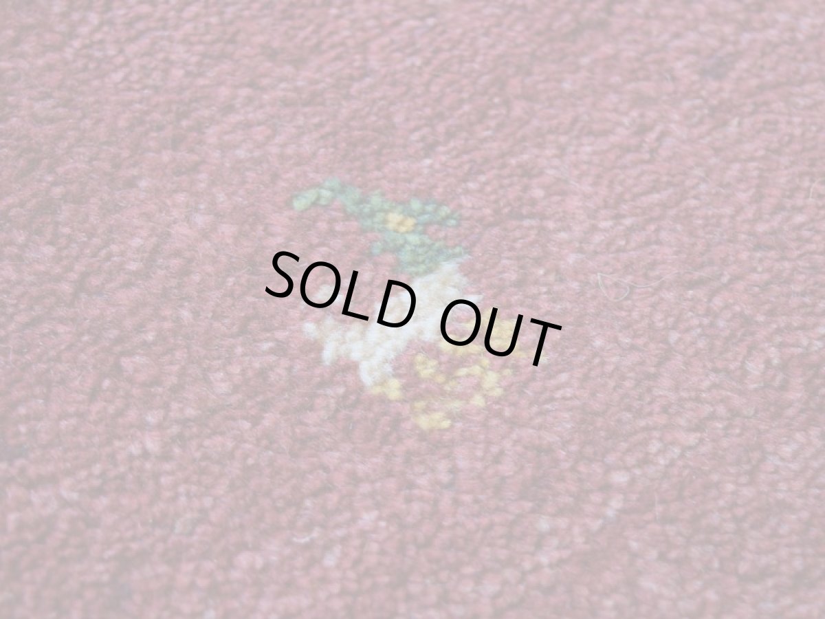 画像12: 新品 ペルシャ ギャッベ 玄関 マット サイズ 85 × 60 cm No.2225 肉厚 天然 ウール ギャベ 手織り ハンドメイド ラグ 絨毯 カーペット ロリバフト 玄関ドアマットのアクセントに 赤  n-2225-085060h001a031 (12)