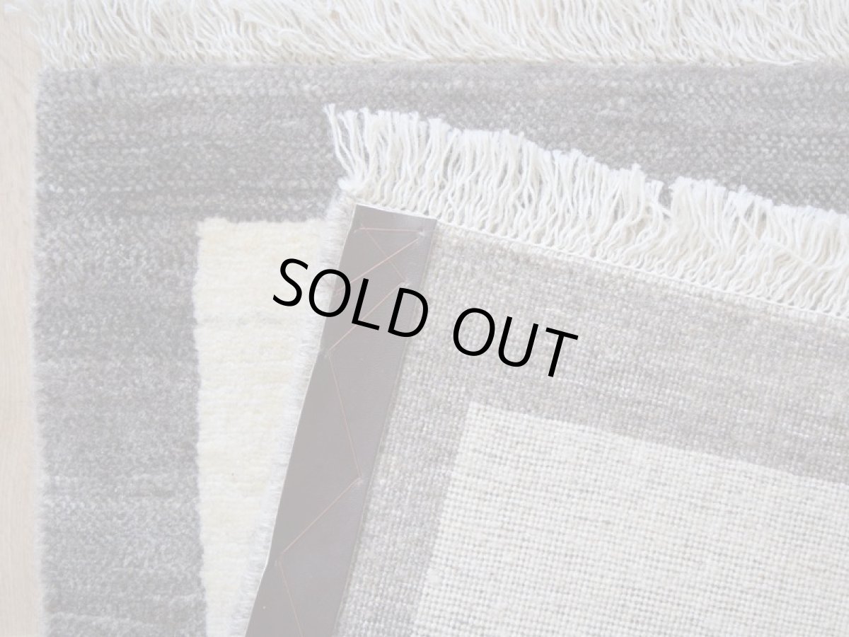 画像16: 新品 ペルシャ ギャッベ 縦1.2m アクセント ラグ サイズ 120 x 85 cm No.2374 肉厚 ウール 手織り ハンドメイド ギャベ マット カーペット  ライオンラグ ブラウン ベージュグレー 原毛系 n-2374-120085s101a531 (16)