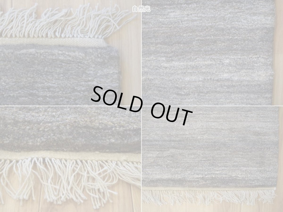 画像19: 新品 ペルシャ ギャッベ 縦2m 横1.5m 3㎡ 〜2帖 リビング ダイニング 2-3人掛けソファ サイズ 193 × 156 cm No.P398 肉厚 天然 ウール ギャベ 手織り ハンドメイド ラグ 絨毯 カーペット リビングダイニングルームやベッドサイドに グレー ベージュ 茶 生成り クリーム 原毛系 プレーン n-p398-193156h092p (19)