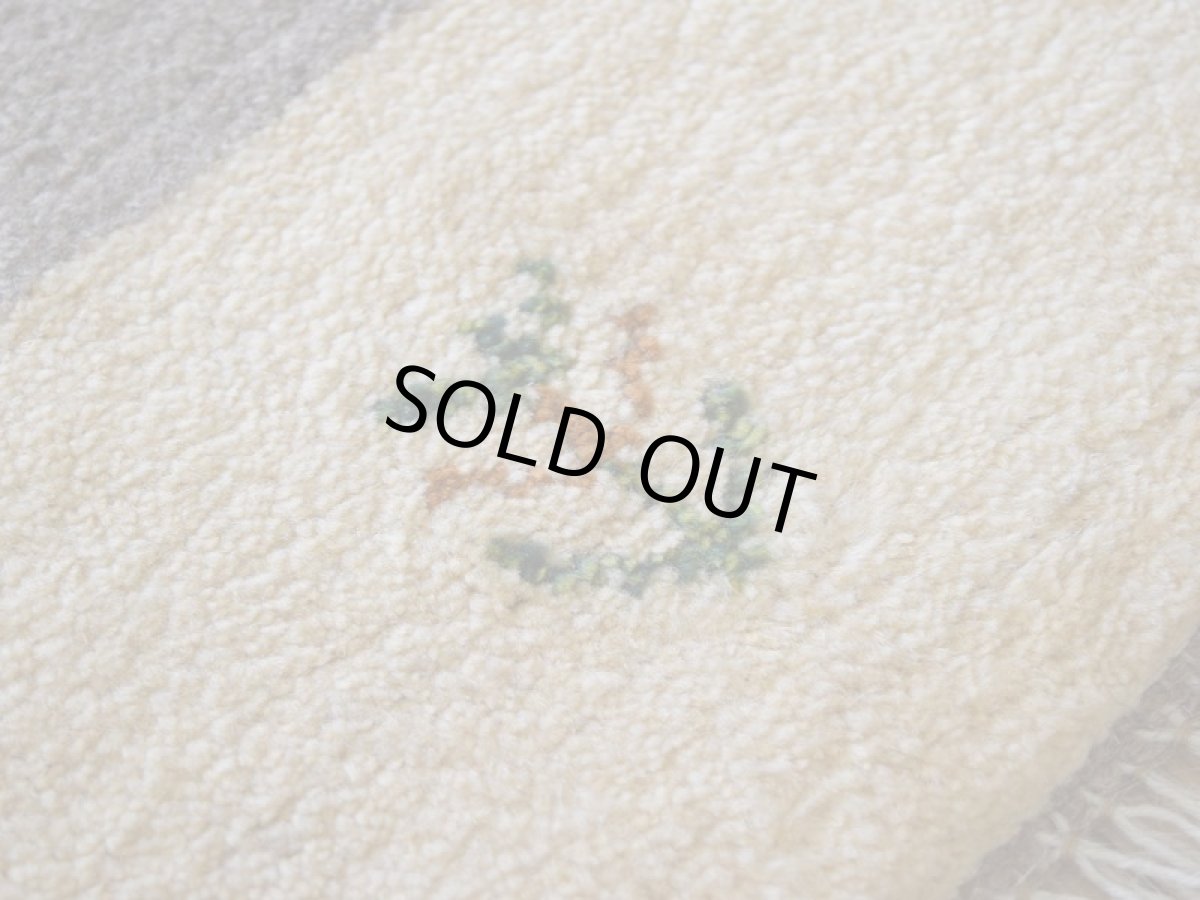 画像9: 新品 ペルシャ ギャッベ 縦1.5m 横1m 2人掛けソファ サイズ 140 × 105 cm No.P401 肉厚 天然 ウール ギャベ 手織り ハンドメイド ラグ 絨毯 カーペット 動物 生命の樹 ボーダー マルチカラー n-p401-140105h841a591 (9)