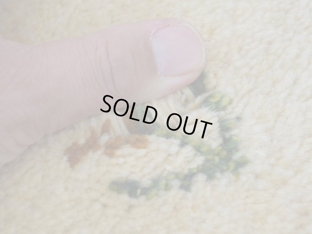 画像10: 新品 ペルシャ ギャッベ 縦1.5m 横1m 2人掛けソファ サイズ 140 × 105 cm No.P401 肉厚 天然 ウール ギャベ 手織り ハンドメイド ラグ 絨毯 カーペット 動物 生命の樹 ボーダー マルチカラー n-p401-140105h841a591 (10)