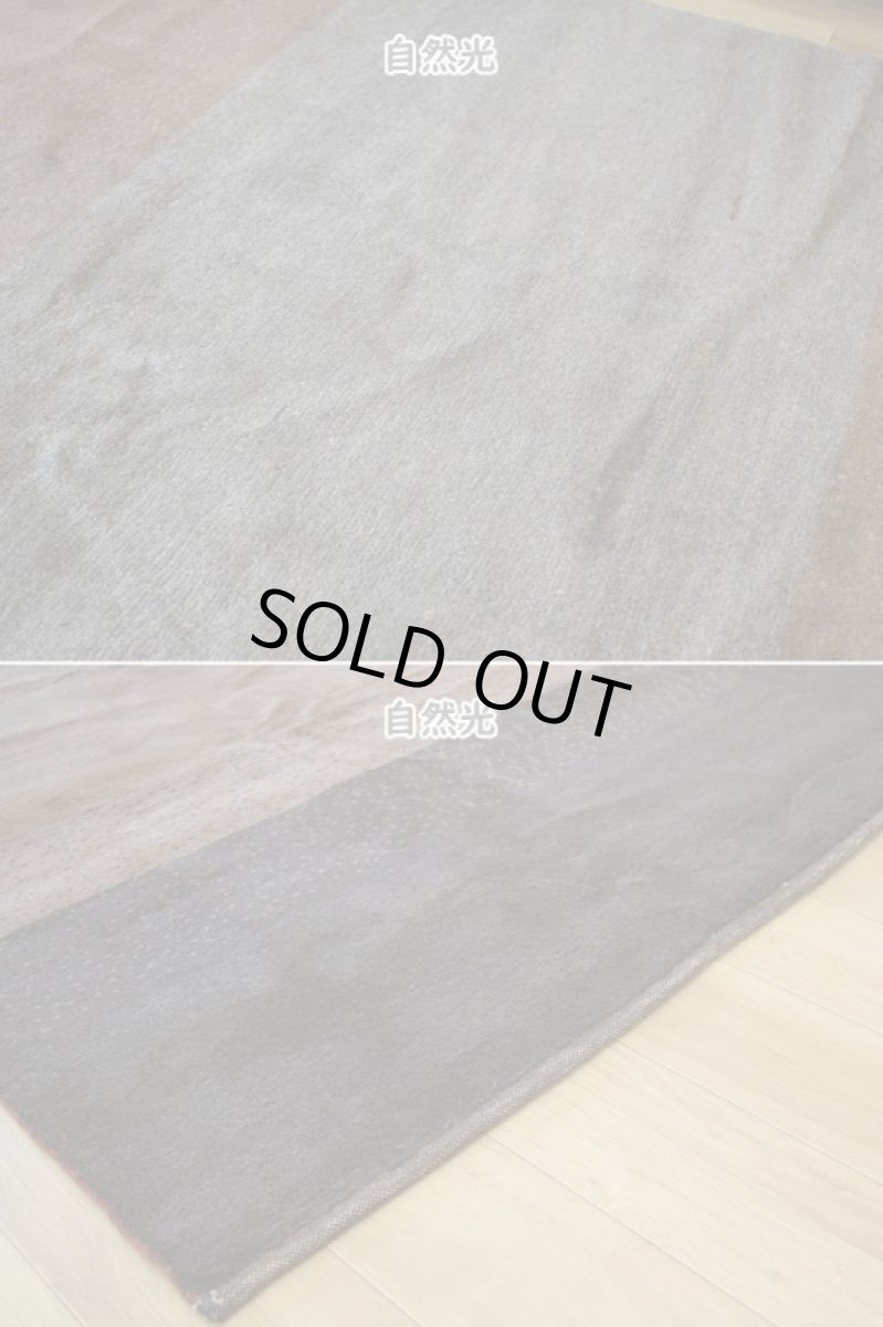 画像8: 新品 ペルシャ ギャッベ 縦3m 横2m 6㎡ 〜6帖程度 リビング ダイニング 3人掛けソファ コーナーソファサイズ 280 × 218 cm No.1437 肉厚 ウール ギャベ 手織り ハンドメイド ラグ 絨毯 カーペット ベージュ ブラウン グレー ブラック グラデーション ボーダー リビングダイニングルームやベッドサイドに n-1437-280218s563a574 (8)