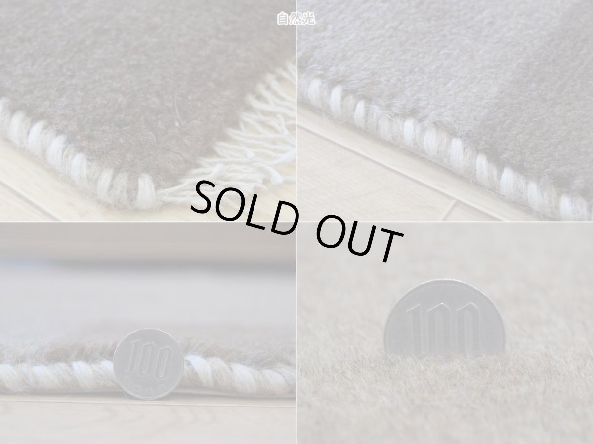 画像20: 新品 ペルシャ ギャッベ 縦3m 横2m 6㎡ 〜6帖程度 リビング ダイニング 3人掛けソファ コーナーソファサイズ 290 × 199 cm No.1456 ウール ギャベ 手織り ハンドメイド ラグ 絨毯 カーペット ベージュ ブラウン カーキ ボーダー リビングダイニングルームやお部屋の中心に n-1456-290199s053a054 (20)