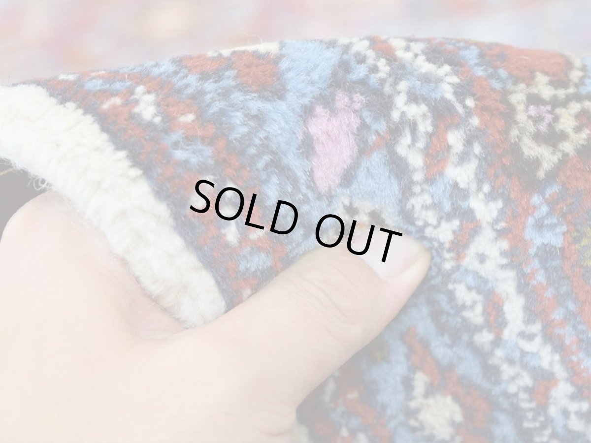 画像13: 良品 ペルシャ 絨毯 ムード 産 縦2m 横1.5m 3㎡ 3帖程度 リビング ダイニング 2-3人掛けソファ サイズ 195 x 145 cm No.R352 ウール 手織り ラグ 敷物 カーペット メダリオンコーナー マヒ柄 ヘラティ模様 中古品に抵抗がある方にもお勧めです ab-r352-195145h052-253 (13)