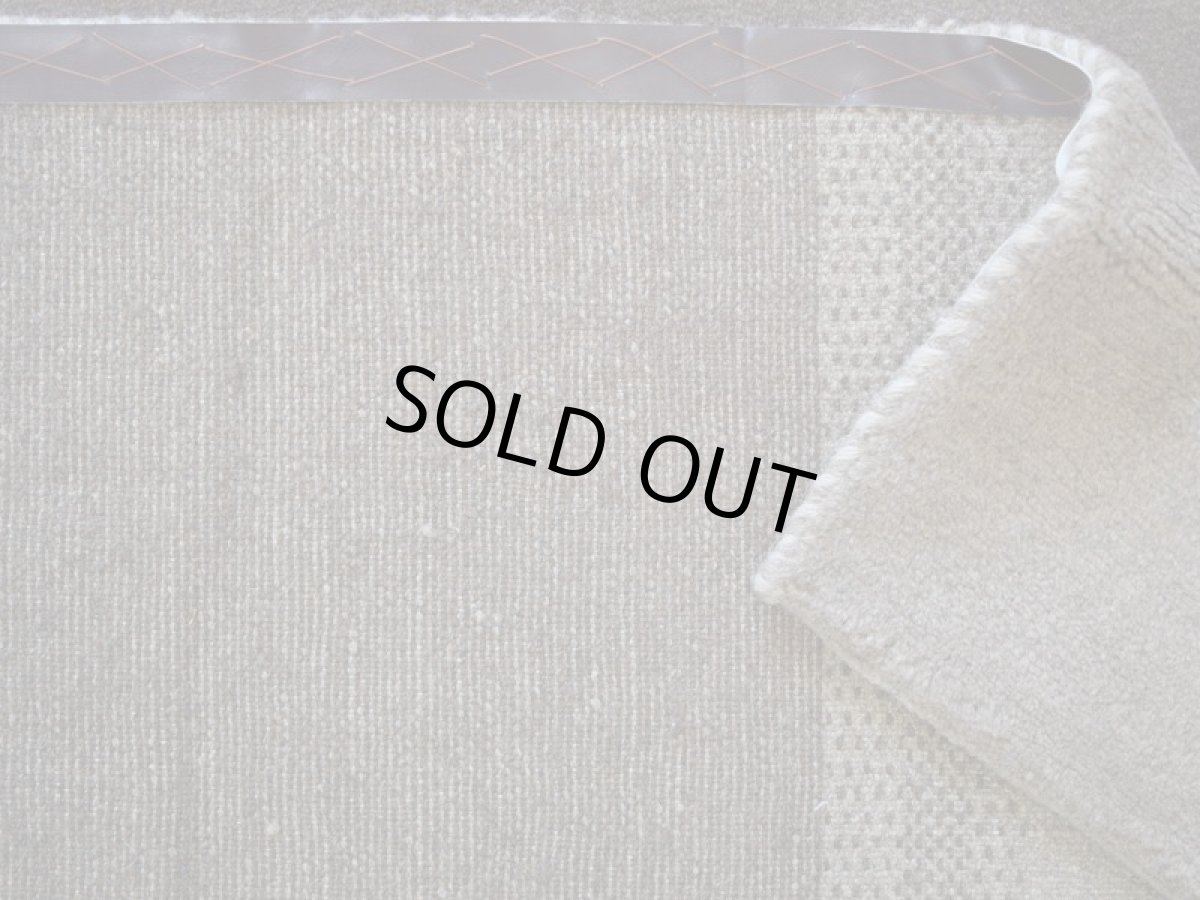 画像15: 新品 ペルシャ ギャッベ 縦2m 横1.5m 3㎡ 〜3帖 リビング ダイニング 2-3人掛けソファサイズ 190 × 154 cm No.1463 天然 肉厚 ウール ギャベ 手織り ハンドメイド ラグ 絨毯 カーペット ベージュ ブラウン グレー グラデーション ボーダー 生命の樹 柄 リビングダイニングルームやベッドサイドに n-1463-190154h081a532 (15)