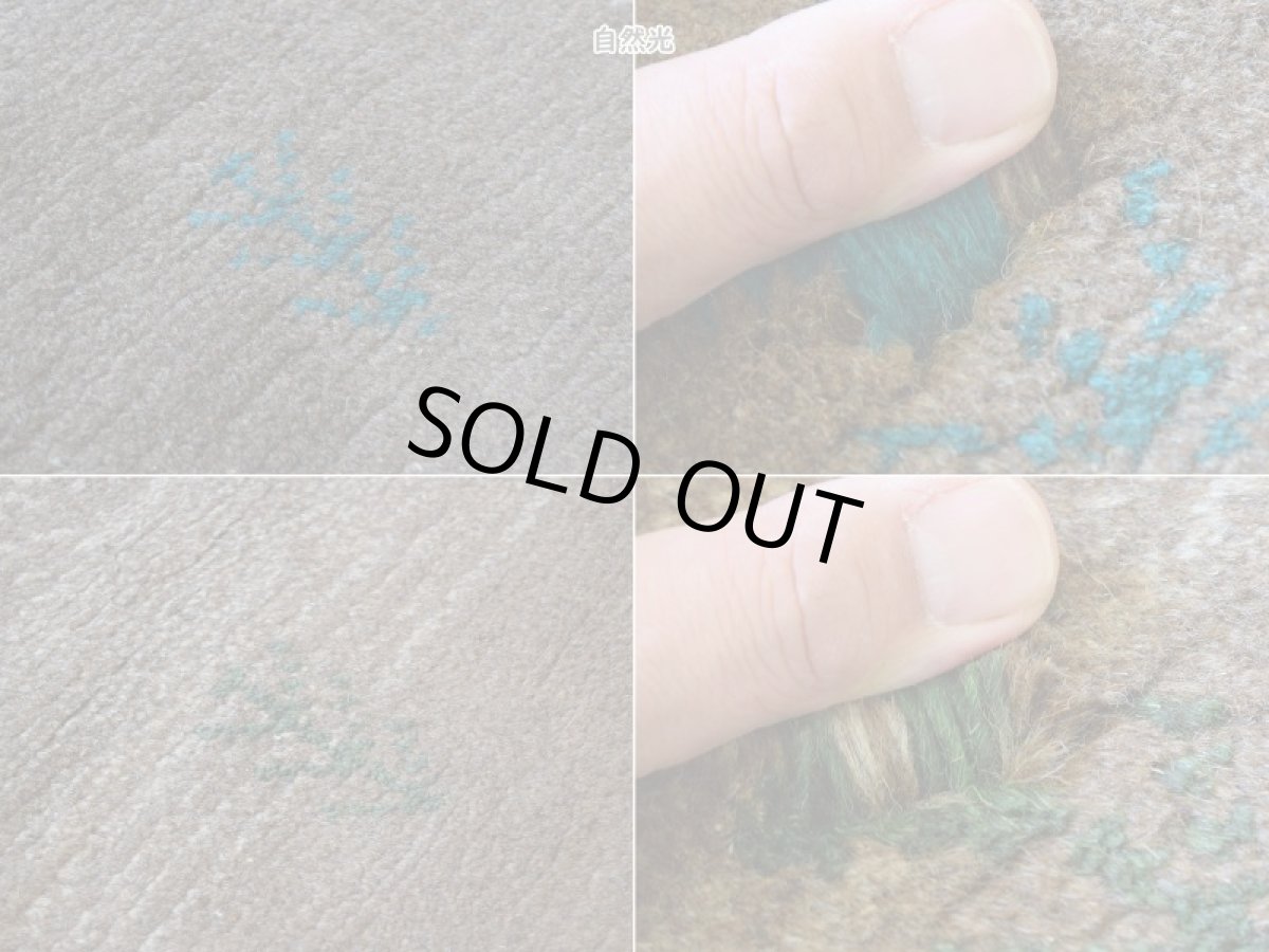 画像16: 新品 ペルシャ ギャッベ 縦2m 横1.5m 3㎡ 〜3帖 リビング ダイニング 2-3人掛けソファサイズ 190 × 156 cm No.1464 天然 肉厚 ウール ギャベ 手織り ハンドメイド ラグ 絨毯 カーペット ベージュ ブラウン グレー グラデーション ボーダー 動物 ヤギ 羊 鹿 生命の樹 柄 リビングダイニングルームやベッドサイドに n-1464-190156h071032 (16)