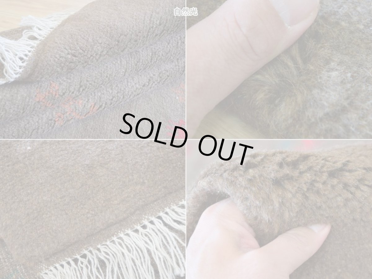 画像18: 新品 ペルシャ ギャッベ 縦2m 横1.5m 2.5㎡ リビング ダイニング 2-3人掛けソファ サイズ 190 × 135 cm No.R435 肉厚 天然 ウール ギャベ 手織り ハンドメイド ラグ 絨毯 カーペット リビングダイニングルームやベッドサイドに ブラウン 茶 動物 植物柄 n-r435-190135h031071 (18)