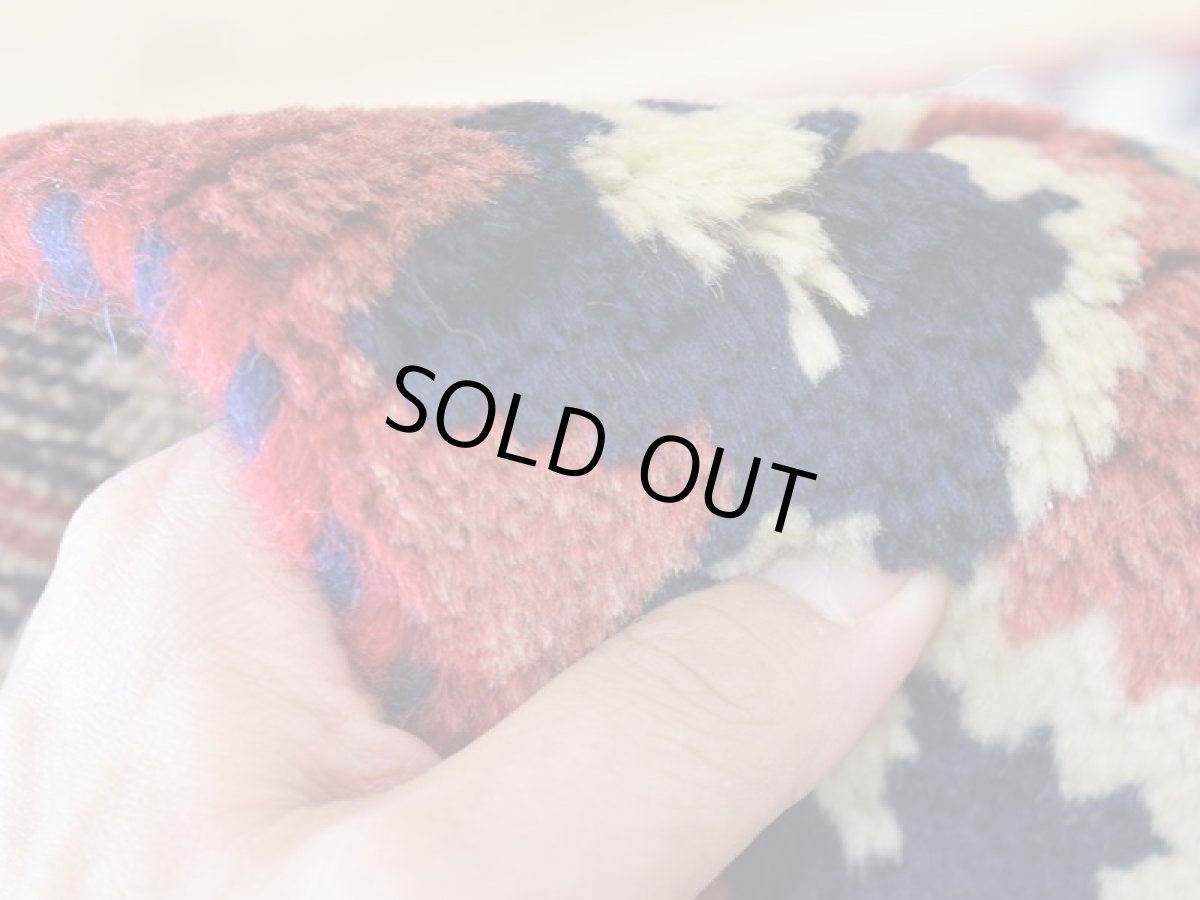 画像11: 新品 ペルシャ ギャッベ 縦2.5m 横1.3m 3㎡ 〜3帖 リビング ダイニング 3人掛けソファ サイズ 220 x 125 cm No.A635 天然 肉厚 ウール 手織り ハンドメイド トライバル ラグ 部族絨毯 マット カーペット ギャベ 民族柄 生成り クリーム 青 インディゴブルー 赤 オレンジ n-a635-220125h173384 (11)