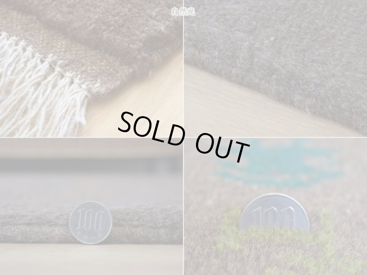画像20: 新品 ペルシャ ギャッベ 縦2m 横1.5m 2.5㎡ リビング ダイニング 2-3人掛けソファ サイズ 190 × 135 cm No.R435 肉厚 天然 ウール ギャベ 手織り ハンドメイド ラグ 絨毯 カーペット リビングダイニングルームやベッドサイドに ブラウン 茶 動物 植物柄 n-r435-190135h031071 (20)