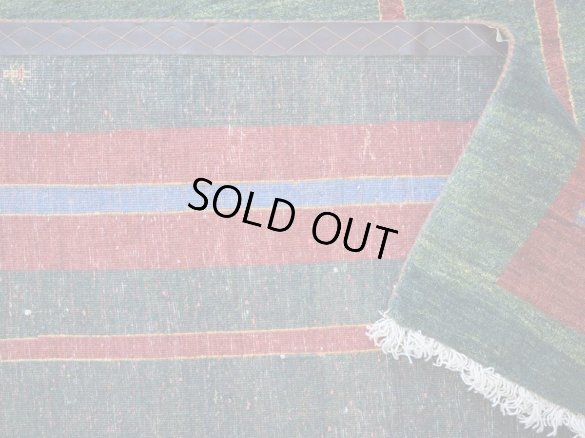 画像14: 新品 ペルシャ ギャッベ 縦3m 横2m 6㎡ 〜6帖程度 リビング ダイニング 3人掛けソファ コーナーソファサイズ 293 × 222 cm No.2486 肉厚 ウール 手織り リーズバフト ギャベ ハンドメイド ラグ 絨毯 カーペット グリーン 緑 シンプル n-2486-293222s03615112 (14)