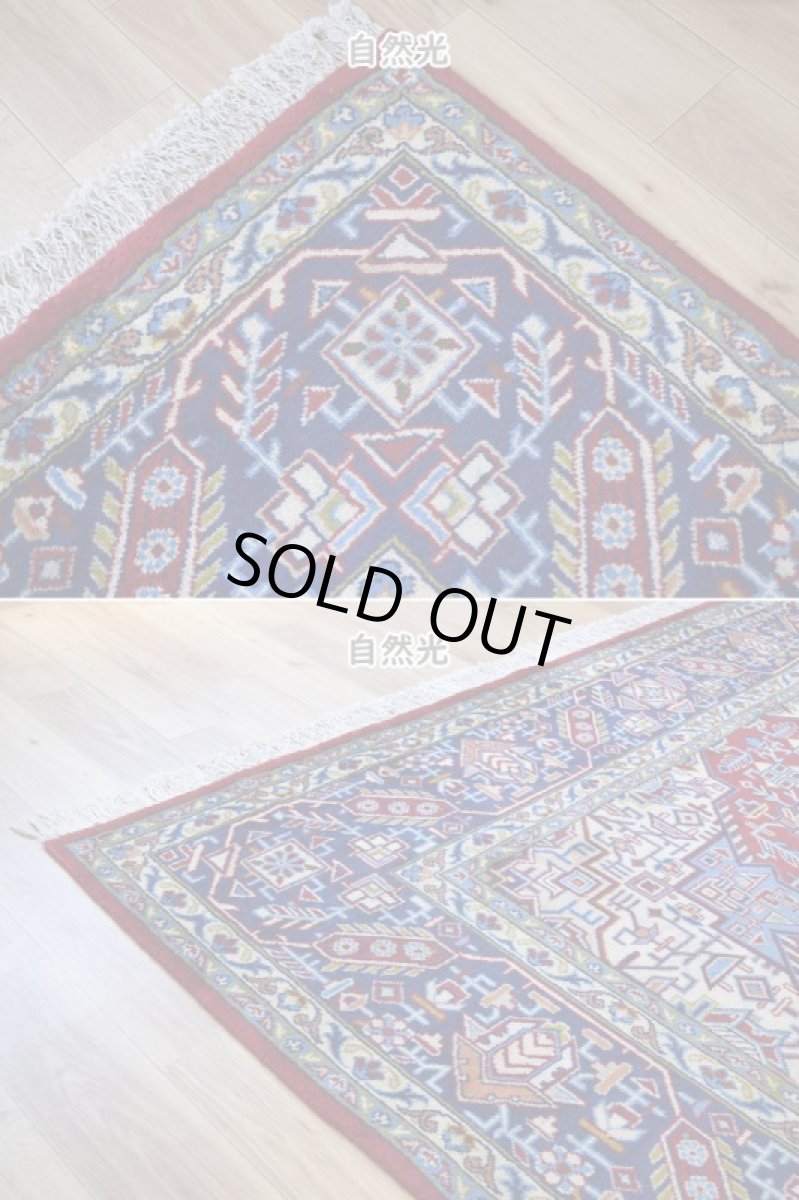 画像7: 良品 ペルシャ 絨毯 ナジャファバド 縦3.5m 横2.5m 約9㎡ 〜6-8帖 リビング ダイニング 客室 大判 サイズ 349 x 235 cm No.A10 天然 ウール 手織り ハンドメイド ラグ マット カーペット レッド 赤 メダリオン コーナー 大きなお部屋に 中古品に抵抗のある方にもおすすめです。 b-a10-349235h085457 (7)