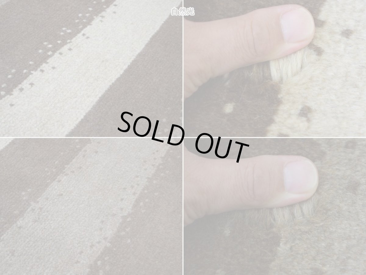 画像15: 新品 ペルシャ ギャッベ 縦2m 横1.5m 3㎡ 〜3帖 リビング ダイニング 2-3人掛けソファサイズ 200 × 159 cm No.1468 天然 肉厚 ウール ギャベ 手織り ハンドメイド ラグ 絨毯 カーペット ベージュ クリーム ブラウン  原毛系 ボーダー リビングダイニングルームやベッドサイドに n-1468-200159h071032 (15)