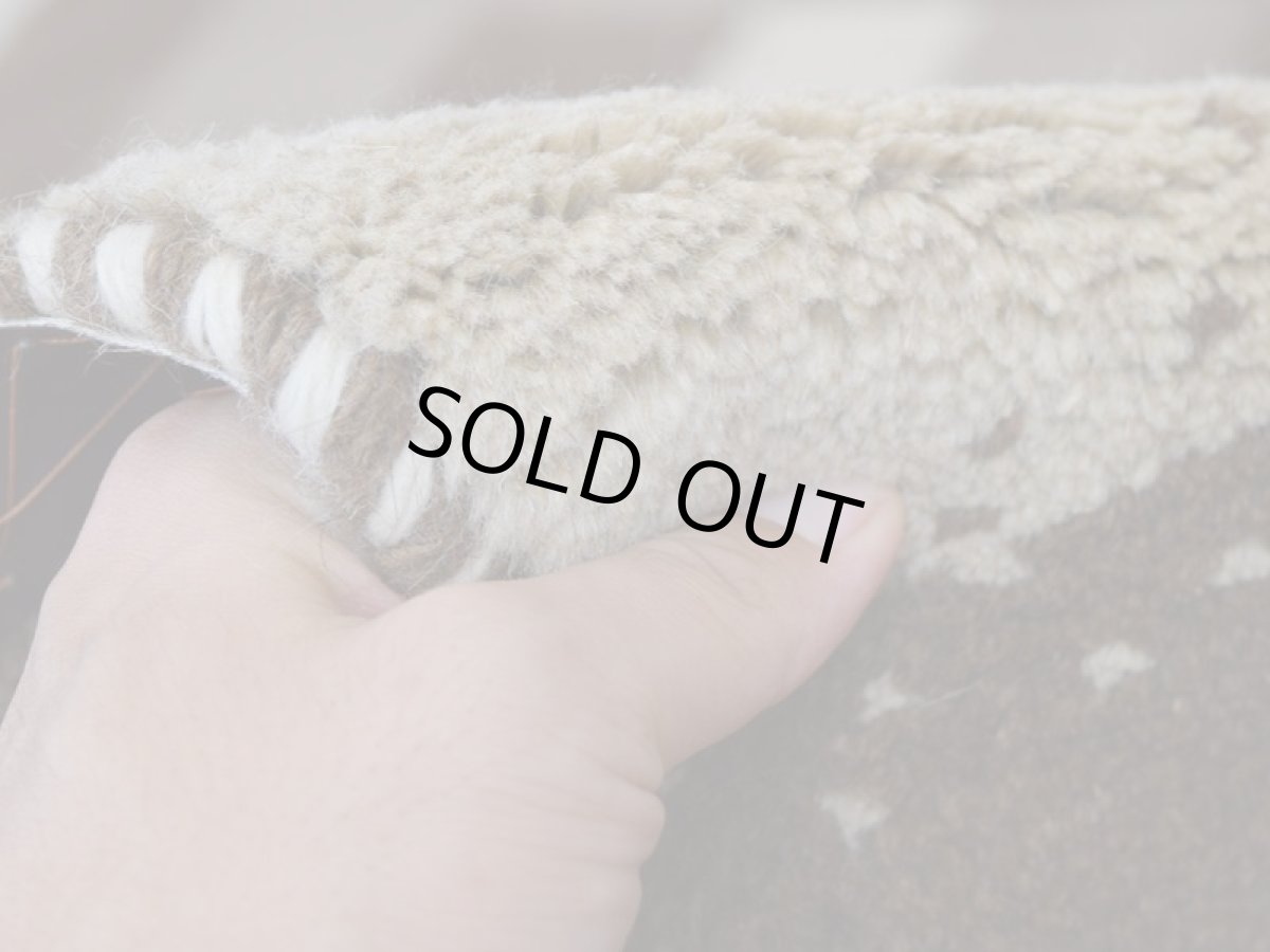 画像12: 新品 ペルシャ ギャッベ 縦2m 横1.5m 3㎡ 〜3帖 リビング ダイニング 2-3人掛けソファサイズ 200 × 159 cm No.1468 天然 肉厚 ウール ギャベ 手織り ハンドメイド ラグ 絨毯 カーペット ベージュ クリーム ブラウン  原毛系 ボーダー リビングダイニングルームやベッドサイドに n-1468-200159h071032 (12)