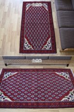 画像3: 新品 ペルシャ 部族絨毯 バルーチ No.R236 - 185 x 105 cm 赤 クリーム 葉模様 花柄 総柄 n-r236-185105h001031 (3)