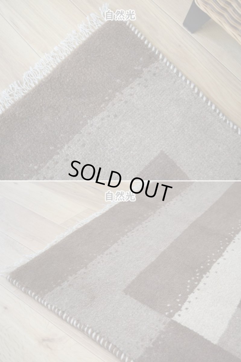 画像6: 新品 ペルシャ ギャッベ 縦2m 横1.5m 3㎡ 〜3帖 リビング ダイニング 2-3人掛けソファサイズ 200 × 159 cm No.1468 天然 肉厚 ウール ギャベ 手織り ハンドメイド ラグ 絨毯 カーペット ベージュ クリーム ブラウン  原毛系 ボーダー リビングダイニングルームやベッドサイドに n-1468-200159h071032 (6)