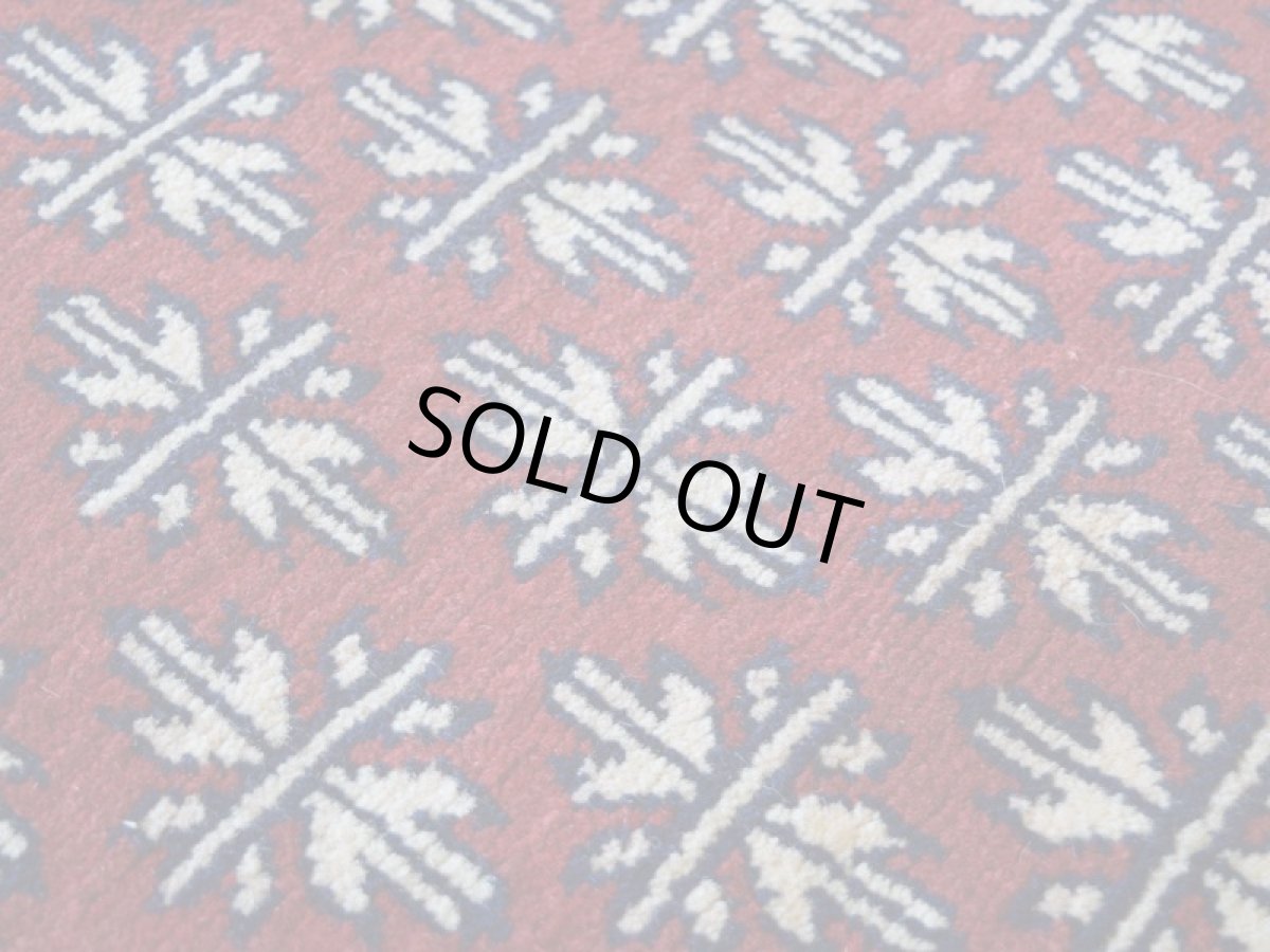 画像10: 新品 ペルシャ 部族絨毯 バルーチ No.R236 - 185 x 105 cm 赤 クリーム 葉模様 花柄 総柄 n-r236-185105h001031 (10)