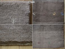 画像19: 新品 ペルシャ ギャッベ 200 × 158 cm No.1459 縦2m 横1.5m 3㎡ 〜3帖 リビング ダイニング 2-3人掛けソファサイズ 天然 肉厚 ウール ギャベ 手織り ハンドメイド ラグ 絨毯 カーペット ベージュ ブラウン グレー グラデーション ボーダー 動物 ヤギ 羊 鹿 生命の樹 柄 リビングダイニングルームやベッドサイドに n-1459-200158s071032 (19)