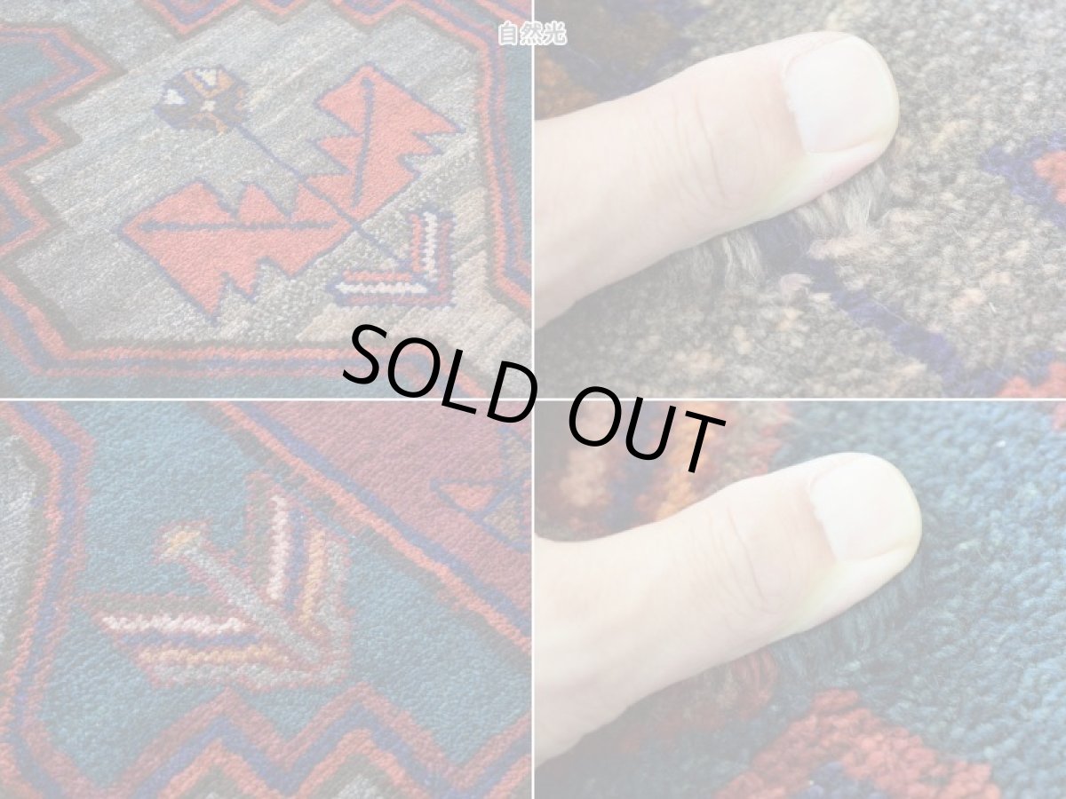 画像16: 良品 ペルシャ 部族絨毯  ロリ 縦2.6m 横1.7m 4.5㎡ 〜5帖 リビング ダイニング 2〜3人掛けソファ サイズ 263 x 169 cm No.P263 ウール 手織り ハンドメイド トライバル ラグ 部族絨毯 マット カーペット 幾何学模様 民族柄  グレージュ マルチカラー b-p263-260169h582p (16)