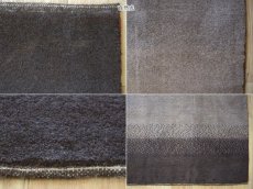 画像19: 新品 ペルシャ ギャッベ No.1446 - 243 × 199 cm 縦2.5m 横2m 〜5㎡ 〜4.5帖 リビング ダイニング 2-3人掛けソファサイズ 天然 肉厚 ウール ギャベ 手織り リーズバフト ハンドメイド ラグ 絨毯 カーペット ベージュ ブラウン グレー グラデーション ボーダー リビングダイニングルームやベッドサイドに n-1446-243199s092073 (19)