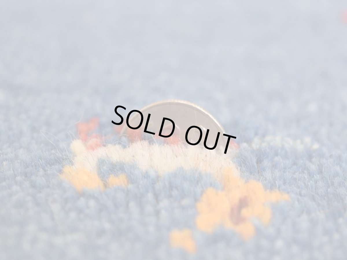 画像9: 新品 ペルシャ ギャッベ No.2503 - 42 × 43 cm 座布団 クッションサイズ ラグ チェアマット 肉厚 天然 ウール ギャベ 手織り ロルバフト ハンドメイド ラグ 絨毯 カーペット 生命の樹 動物 柄 青 ブルー 藍 インディゴブルー  n-2503-042043s320a030 (9)