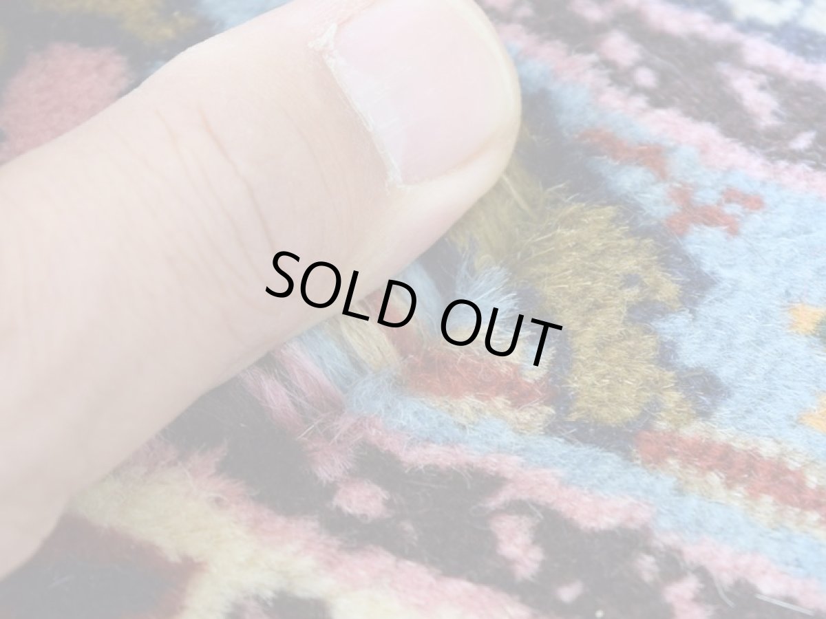 画像12: 美品 ペルシャ 絨毯 ムード 産  No.R359 230 x 150 cm 縦2.5m 横1.5m 3.5㎡ 3〜4帖程度 リビング ダイニング 2-3人掛けソファ サイズ ウール シルク 手織り ラグ 敷物 カーペット パネルデザイン ヘシティ柄 白 ホワイト 生成り アイボリー ベージュ a-r359-230150h052a033 (12)