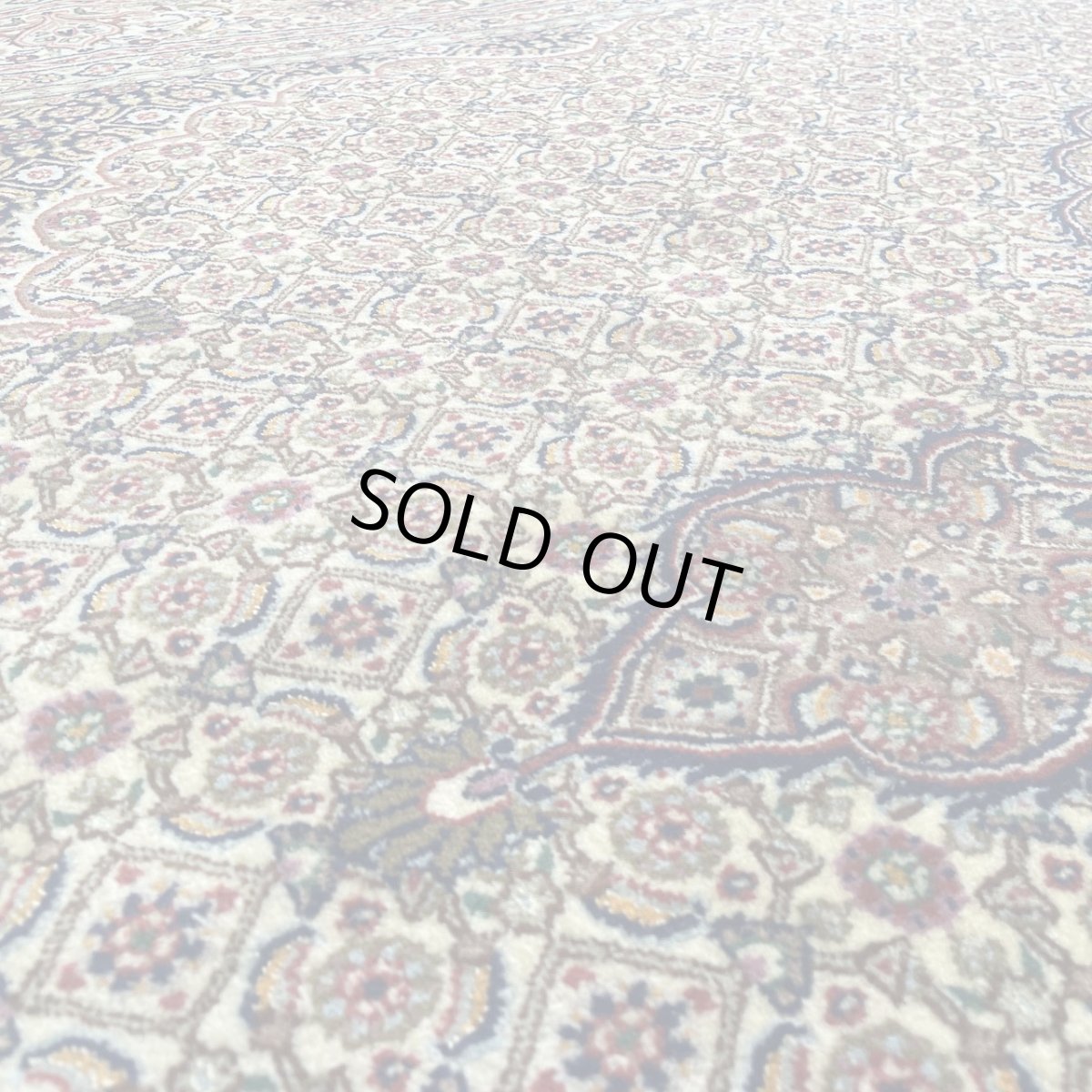 画像8: 新品 ペルシャ 絨毯 ムード産 縦3m 横2m 6㎡ 〜6帖 リビング ダイニング 客室 大判 サイズ 298 x 195 cm 天然 ウール シルク 手織り ハンドメイド ラグ マット カーペット 敷物 生成り クリーム  マヒ ヘラティ 柄 MA409-1999-298195Z050 (8)